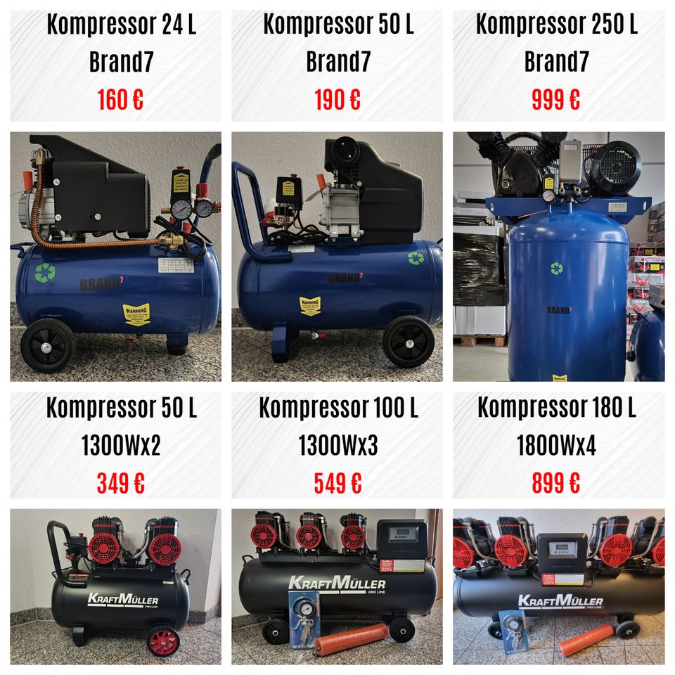 Kompressor - verschiedene Modelle (160€ - 899€) in Steinheim an der Murr