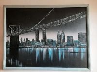128x98cm Wandbild Twin Towers/Brooklyn Bridge New York Sonnenstein (Eichsfeld) - Silkerode Vorschau
