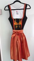 Rose Dirndl 32 Orange schwarz bestickter Rock Bayern - Allershausen Vorschau