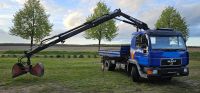 MAN L2000 11.163 Dreiseitenkipper mit Hiab Kran und Greifer Brandenburg - Wittstock/Dosse Vorschau