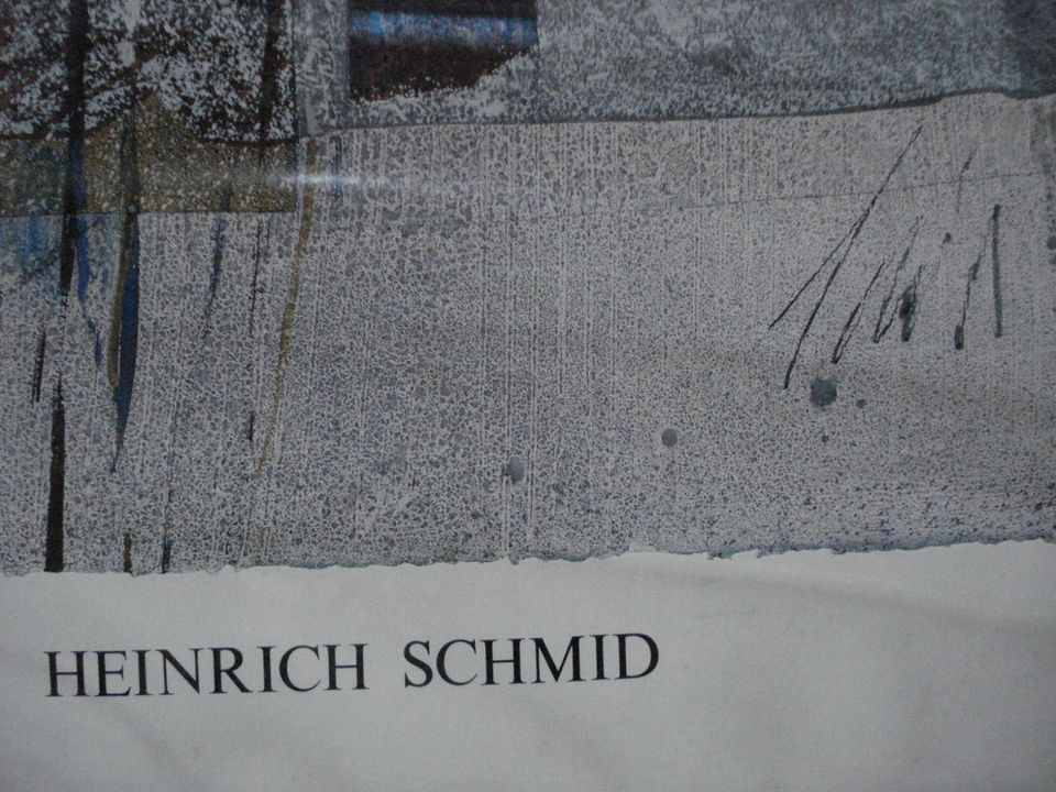 Kunstdruck von Heinrich Schmid aus 1990 von Verkerke Gallery in Dieblich