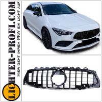 Kühlergrill Schwarz Glanz PDC für Mercedes CLA X118 ab BJ 2019 Hessen - Calden Vorschau