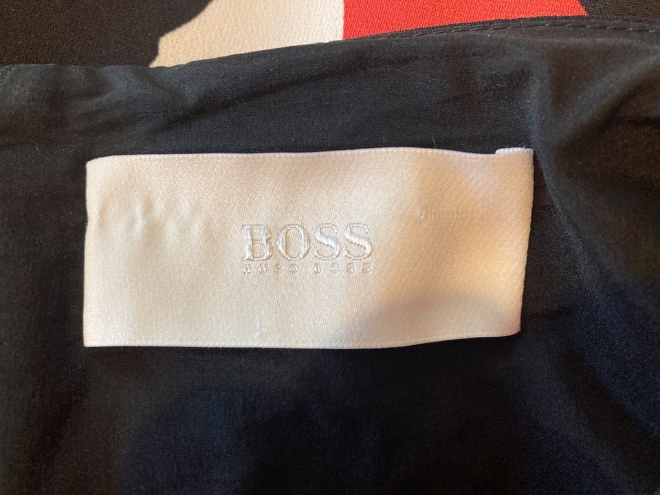 Hugo Boss Luxus Kleid M 38 Ginkgo Blatt Business Blogger Sommer in Merseburg