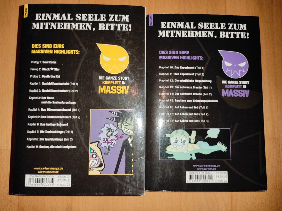 Soul eater massiv Mangas 1-2 Carlsen Manga in München