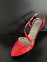 NavyBoot High Heel Slingback Pumps Lackleder rot Gr. 39 Neuwertig Frankfurt am Main - Bockenheim Vorschau