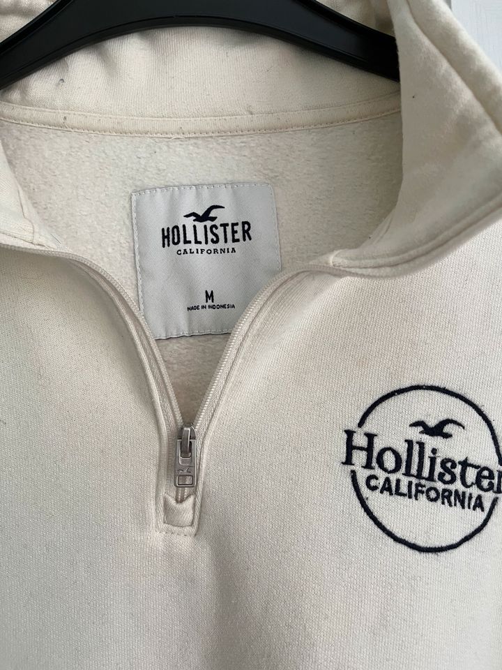 Hollister zipper Hoodie Pullover beige Damen M in Frankfurt am Main