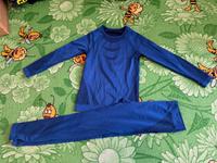 ⚡ Gr. 134 / 140 Set lange Skiunterwäsche Leggins + Shirt blau Leipzig - Schleußig Vorschau