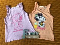 Tanktops von H&M/ Peanuts/ Snoopy Gr. 116/122, Tops / Shirts Sachsen - Horka Vorschau