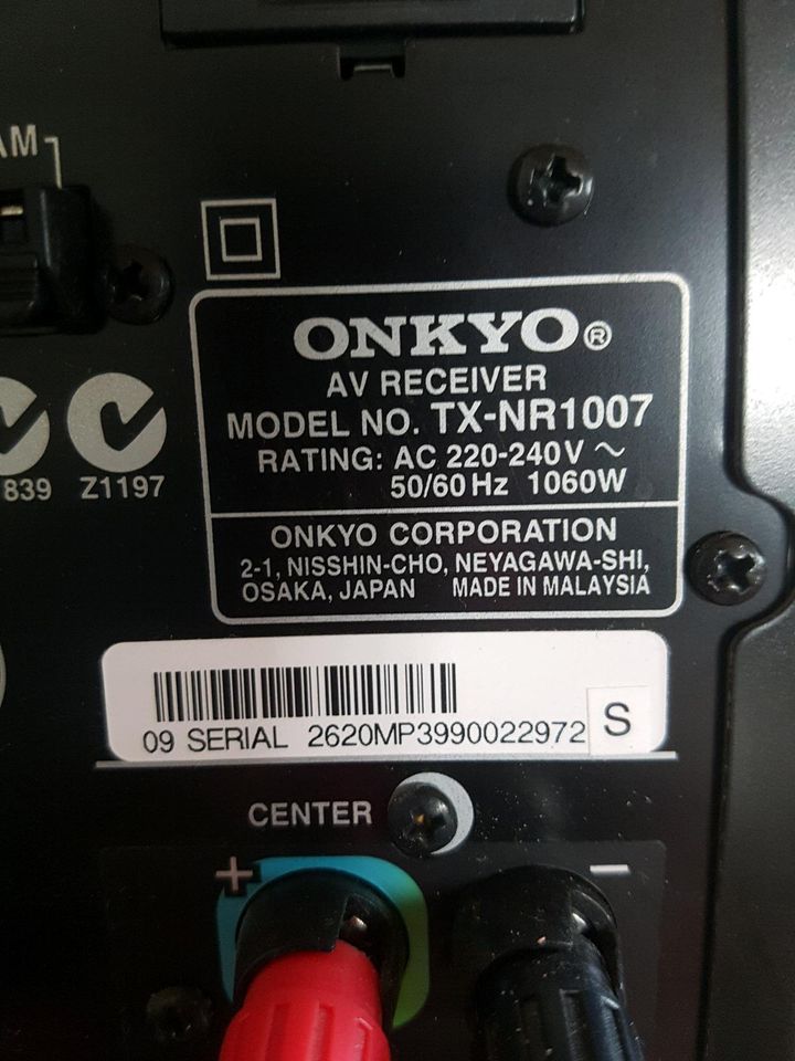 Onkyo Surround Verstärker TX-NR1007 in Wiesbaden