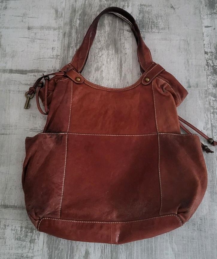 Fossil Leder Tasche in Nalbach