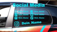 Aufkleber Instagram YouTube TikTok Snapchat Facebook Name Nordrhein-Westfalen - Korschenbroich Vorschau