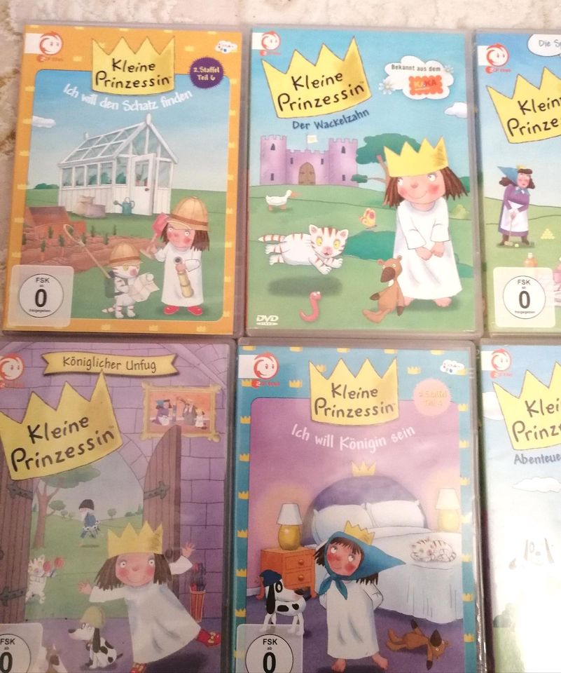 TAUSCHE Konvolut 12 Kinder DVD Kleine Prinzessin in Hungen