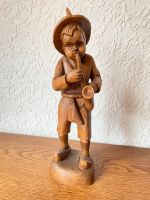 Holzfigur Junge mit Blasinstrument Saarland - Merchweiler Vorschau