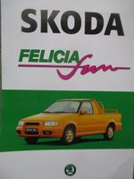 Skoda Felicia fun Pickup Prospektblatt Oktober 1998 Rarität Nordrhein-Westfalen - Minden Vorschau