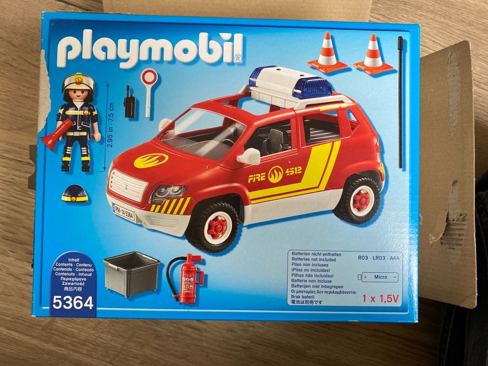 Playmobil Brandmeisterfahrzeug 5364 in Roth