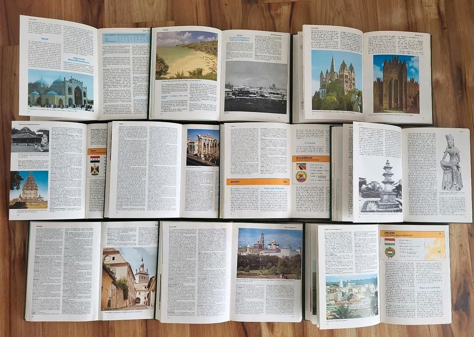 Das moderne Länderlexikon 10 Farbbände in Mindelstetten