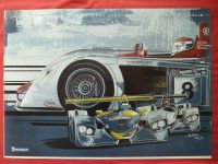 Michelin Poster Audi R8 Kunstdruck Le Mans 2000 Nordrhein-Westfalen - Detmold Vorschau