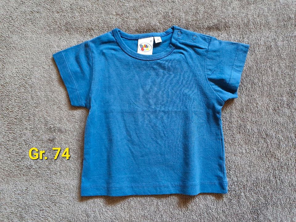 15 Baby Jungs kurzarm T-Shirts,Oberteil,Shirt,Mode,Größe 74/80 in Michelau i. OFr.