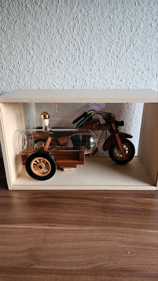 Geschenkidee Motorradflasche in Beeskow