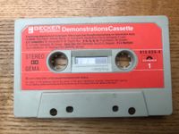 Demonstration Cassette, BECKER AUTORADIO, Original Niedersachsen - Braunschweig Vorschau
