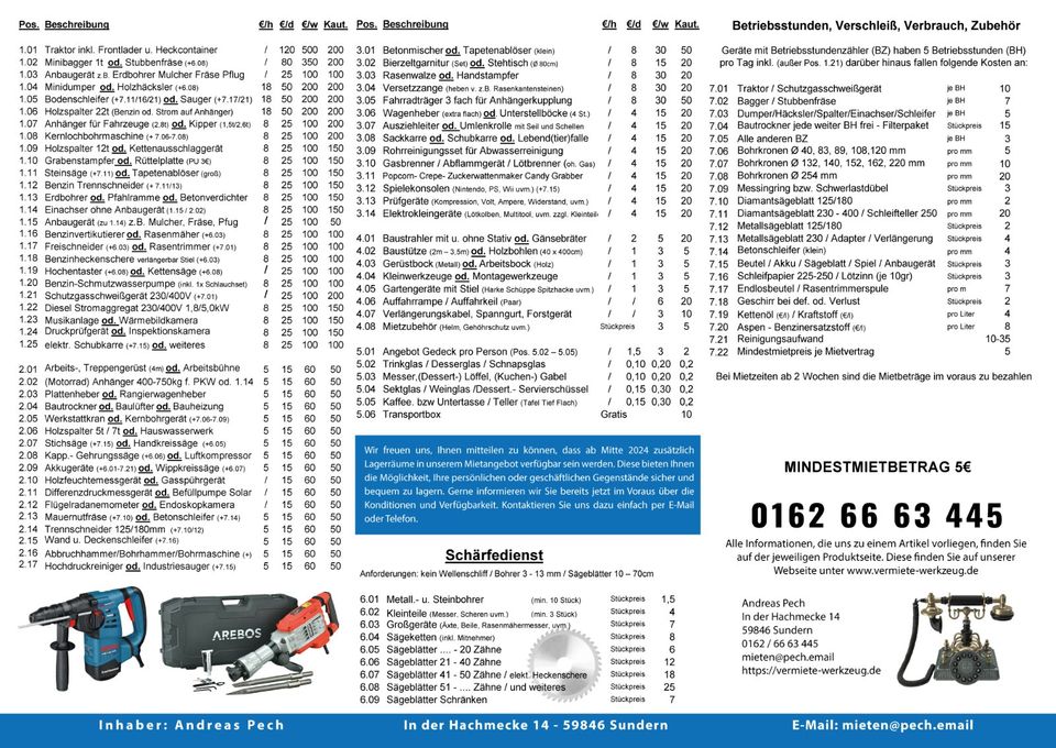 ⚡ Mieten Set Bodenschleifmaschine inkl. Profi Industriesauger ⚡ in Sundern (Sauerland)