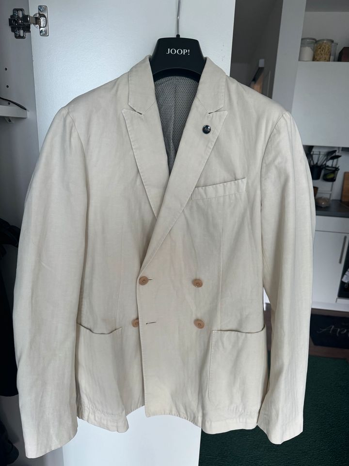 Scotch&Soda Leinensakko Beige Größe M / 48 in Gießen