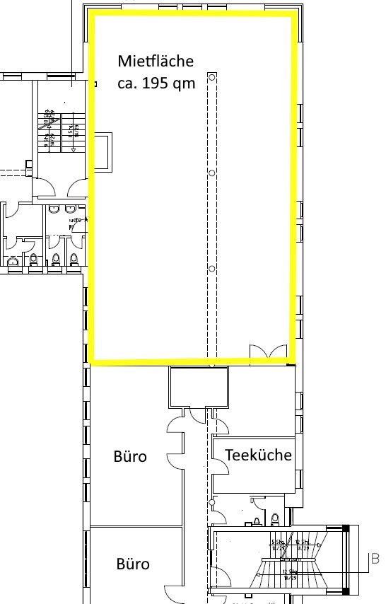 Büro-/Praxisfläche mit Wasserblick *ca. 195 qm* im Kaufland Halberstadt provisionsfrei zu vermieten in Halberstadt