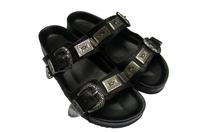 ASH - Birkenstock Sandalen ★ 37 ★ schwarz - silber ★ Schnallen Berlin - Lichterfelde Vorschau