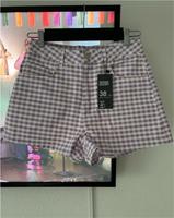Primark Short Hose denim short Größe M 38 kartiert lila hot pans Niedersachsen - Wedemark Vorschau