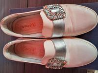 Slipper Edel Leder weiß/silber Caprice Brandenburg - Herzberg/Elster Vorschau
