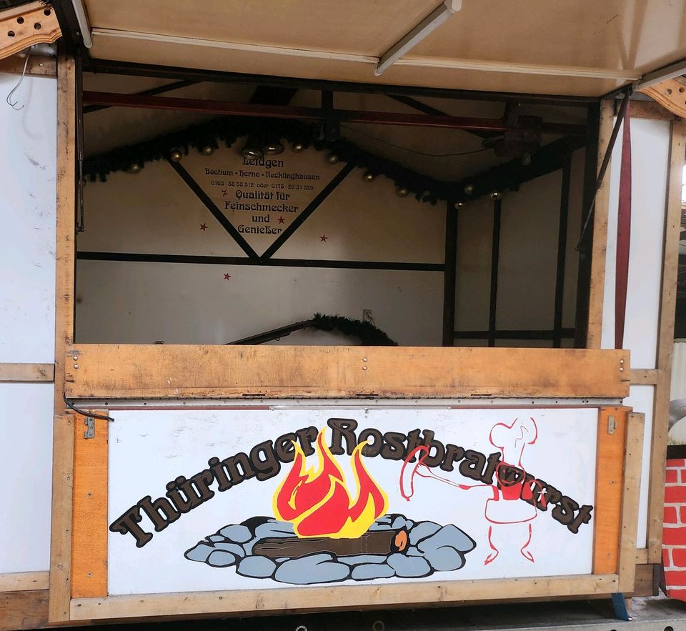 Imbiss Grillhütte Weihnachtsmarkt Streetfood Bude in Radevormwald