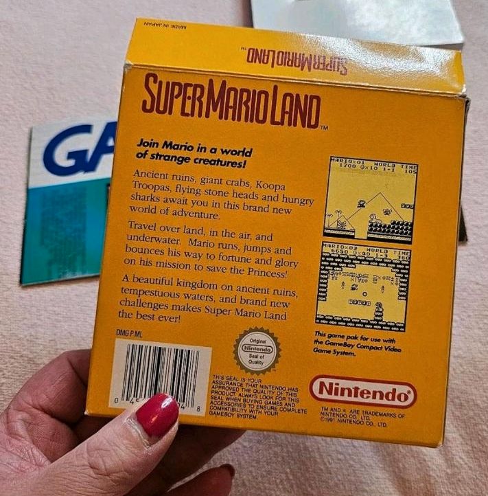 Nintendo Gameboy super mario land ovp in Wuppertal