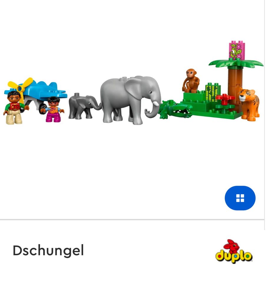 Lego Duplo Dschungel,   2-5 Jahre, 86 Teile, NEU in Köln