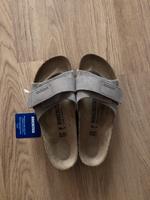 Birkenstock Oita Gr.39 NEU Leder Schmale Weite Nubukleder Grau Niedersachsen - Celle Vorschau