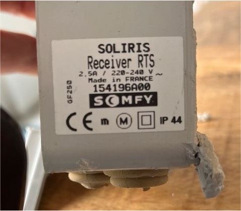 Somfy Soliris Receiver RTS in Ostfildern