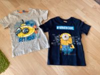 2 Stück T-Shirts Minions& Boot - Fisch  Gr.110-116 Neu Baden-Württemberg - Waldachtal Vorschau