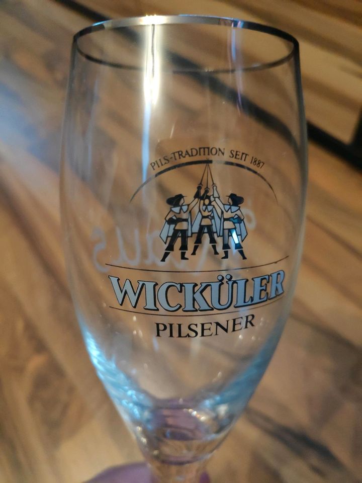 Bierglas Wicküler Pilsener 0,2l mit Namensgravur "Klaus" in Bremerhaven