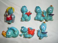 Ü - Ei Sammelfiguren "Dapsy Dino Drachen"  7 Stk. Rheinland-Pfalz - Wöllstein Vorschau