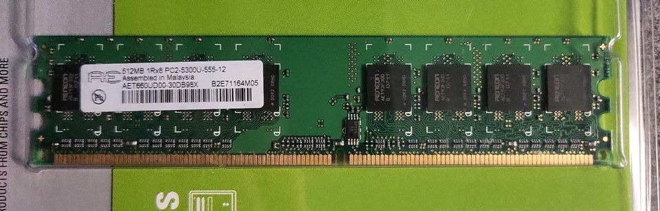 Verkaufe DDR2 RAM 512MB in Bodenwöhr