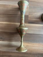 Vintage Messing Vase mit handgemachten Verzierungen Kr. Passau - Passau Vorschau