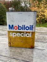 Öldose 60er Mobiloil Spezial Patina Vespa Harley Kanister Nordrhein-Westfalen - Korschenbroich Vorschau