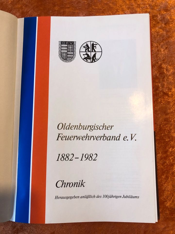 Chronik Oldenburgische Feuerwehr 100. Bestehen 1982 in Nahe