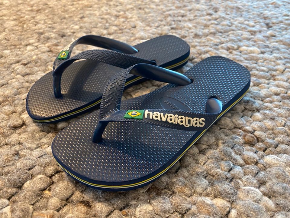 Havaianas brasil original Badeschuhe Kinder 33-34 in Roth