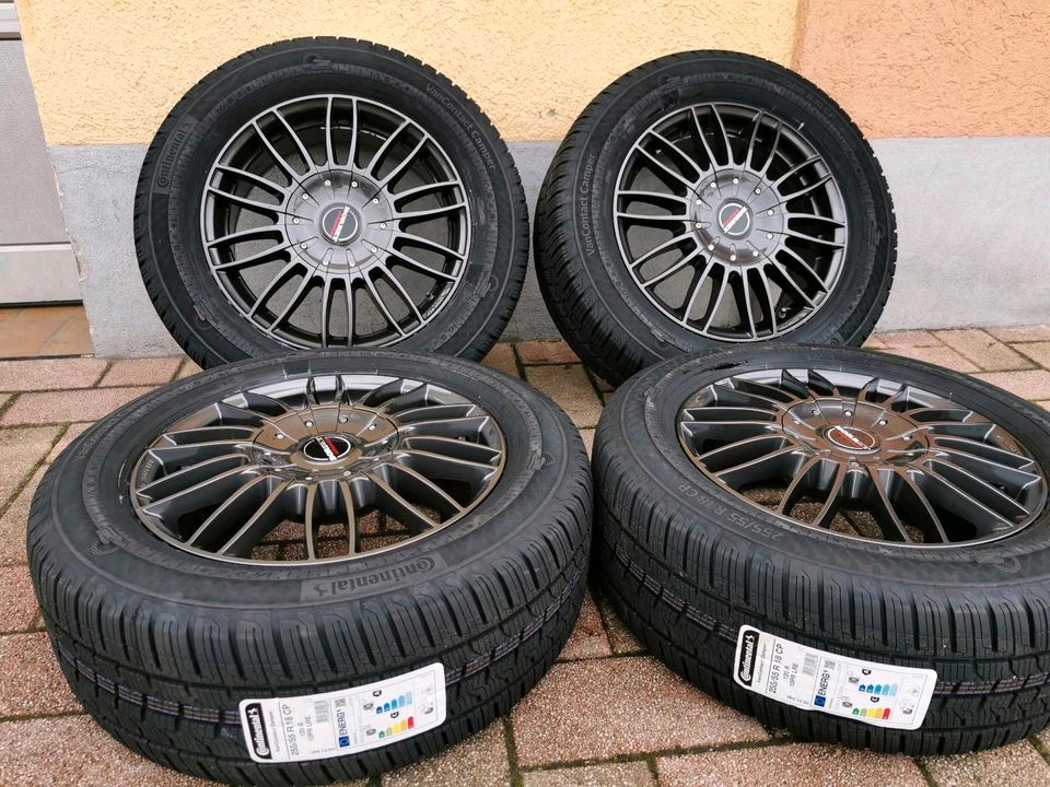 4 neu 18" Alufelgen Mercedes Sprinter 906 907 VW crafter Borbet in Philippsburg