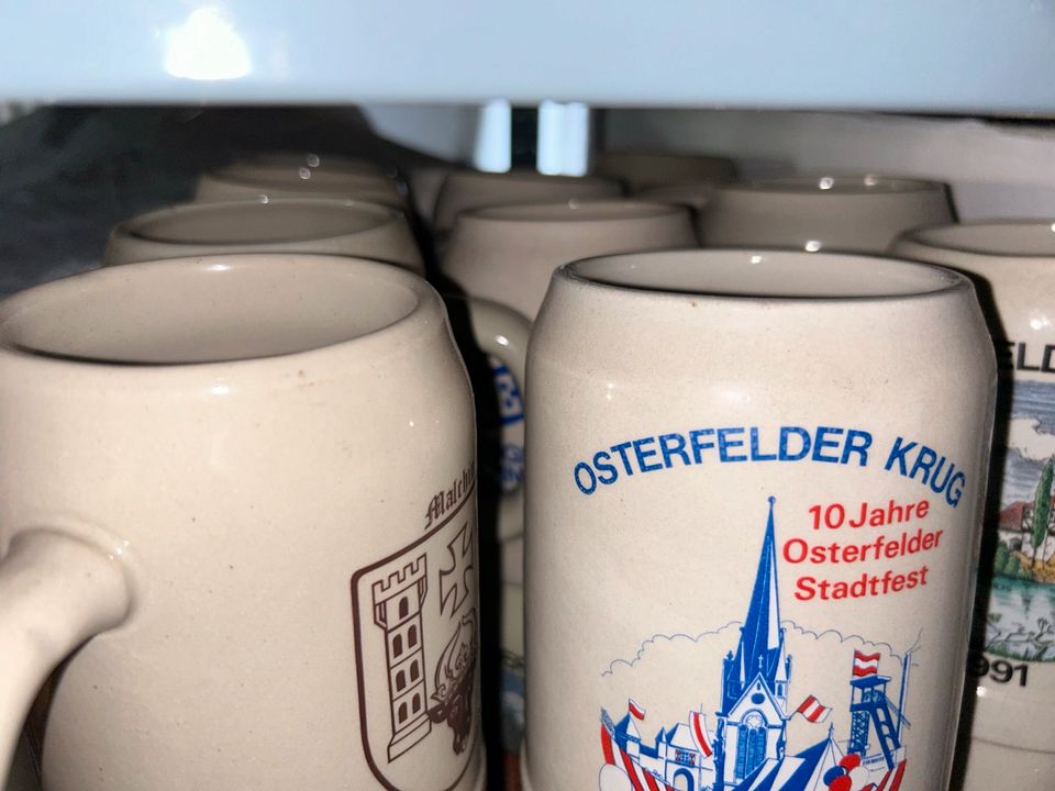 Bierkrüge verschiedene Orte in Oberhausen