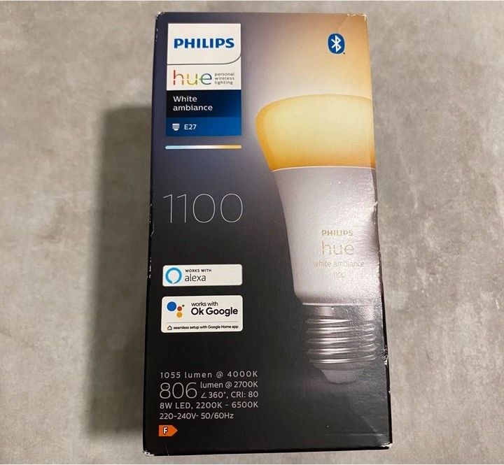 Philips Hue White Ambiance E27 Einzelpack 1100, dimmbar in Solingen