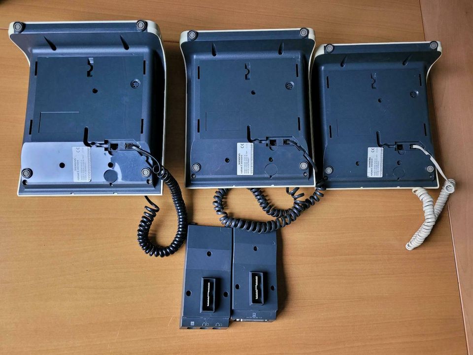 3 x Siemens Optiset Standard + 2 Adapter - Hicom 100E in Hamburg