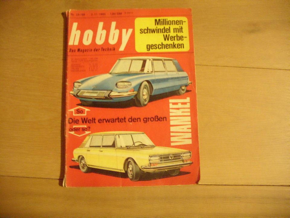 Wankel Motor in hobby 1966 in Estorf