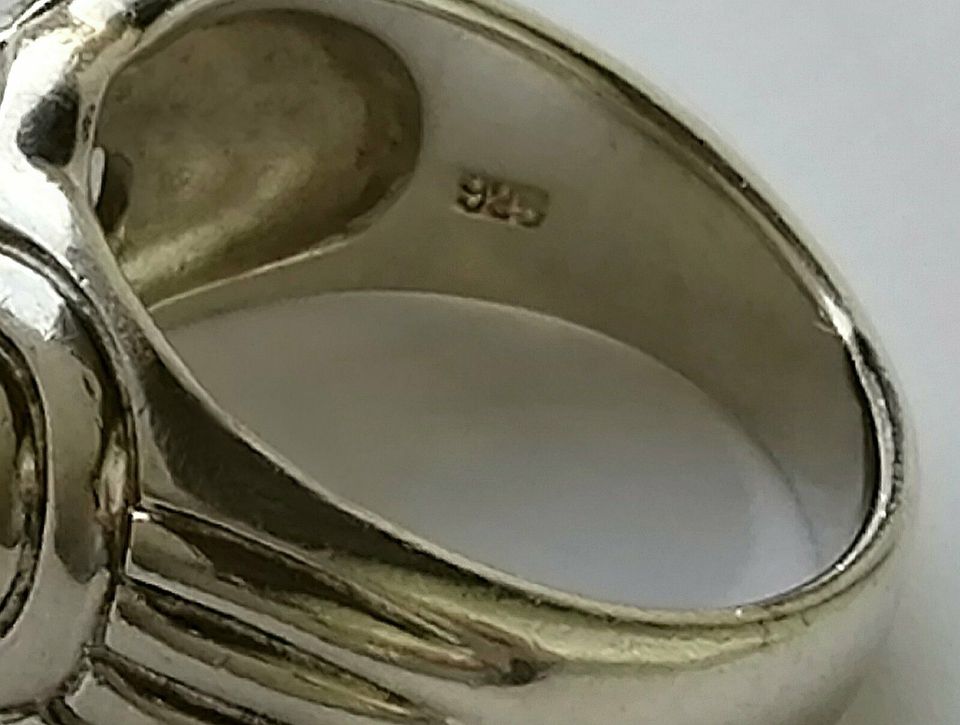 schöner ART DECO Silber Ring alt antik retro vintage Gr.56 UNISEX in Düsseldorf