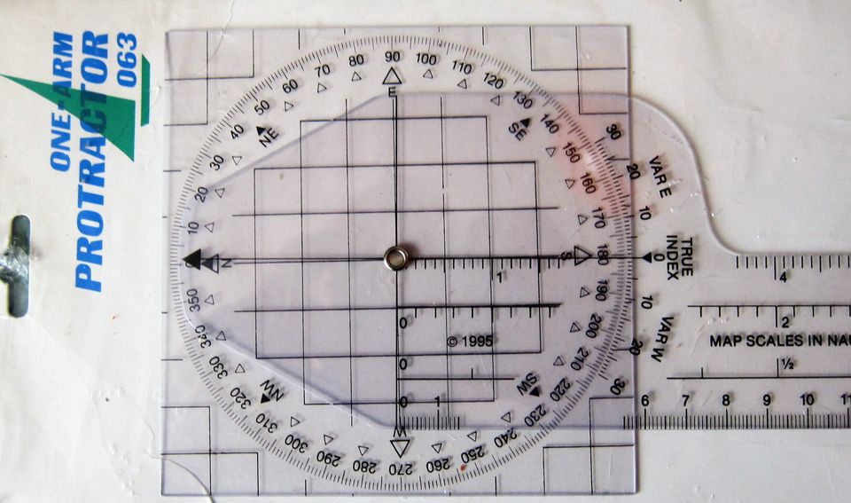 one-arm Protractor #063, Kurslineal in Velbert